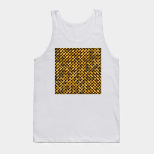 Weave Pattern (Gold) Tank Top